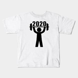 Lifting 2020 Funny Quarantine Workout Kids T-Shirt